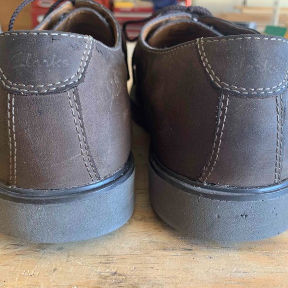 Clarks Riston Brown leather - Picture 8 of 9